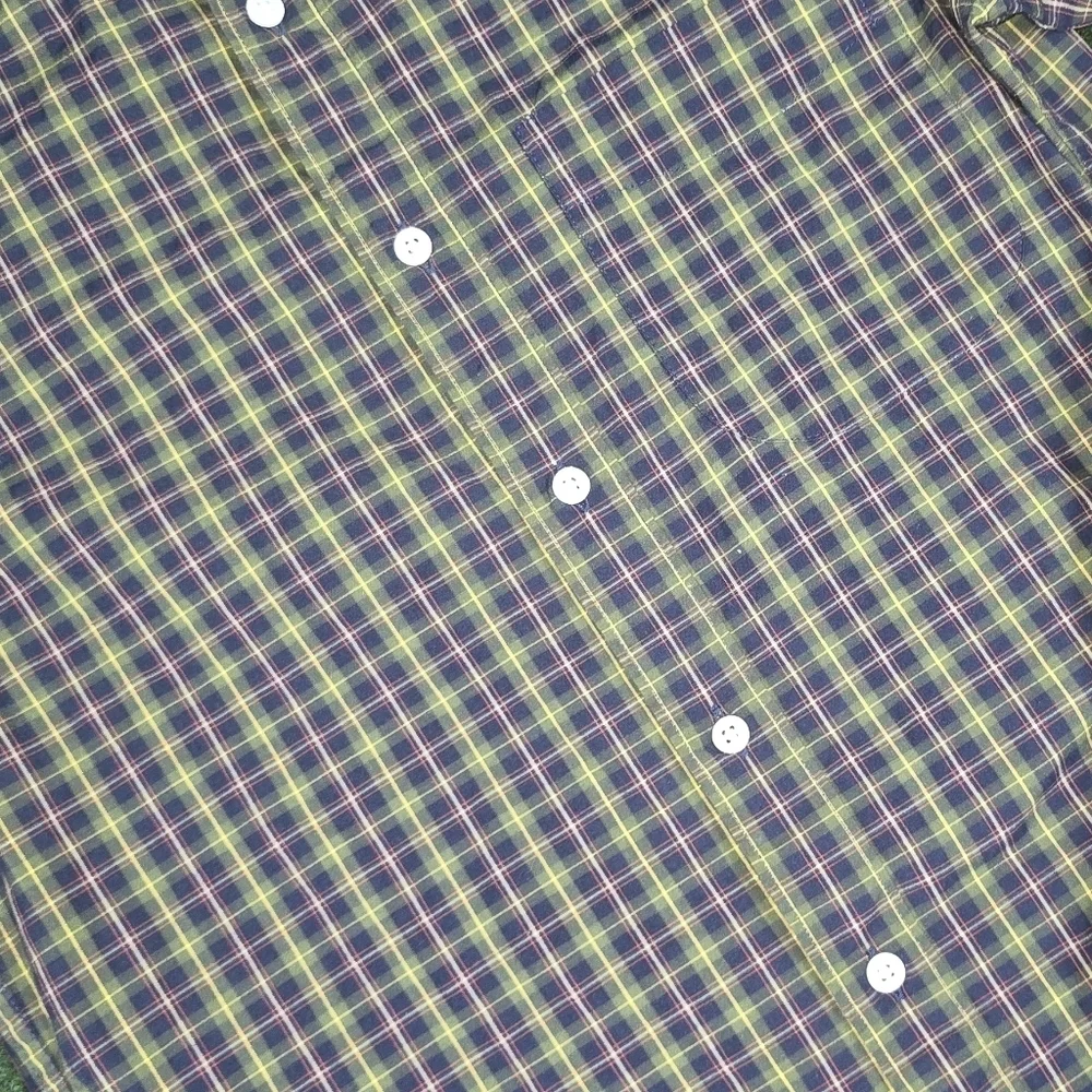 J. Crew | Slim Untucked Fit Cotton Blend Button Down Plaid Casual Mens Shirt